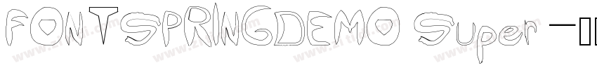 FONTSPRINGDEMO Super字体转换